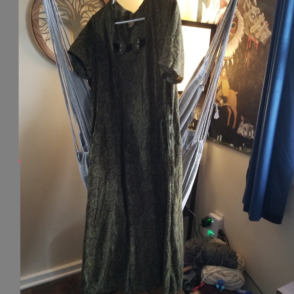 Vintage Paisley Dress